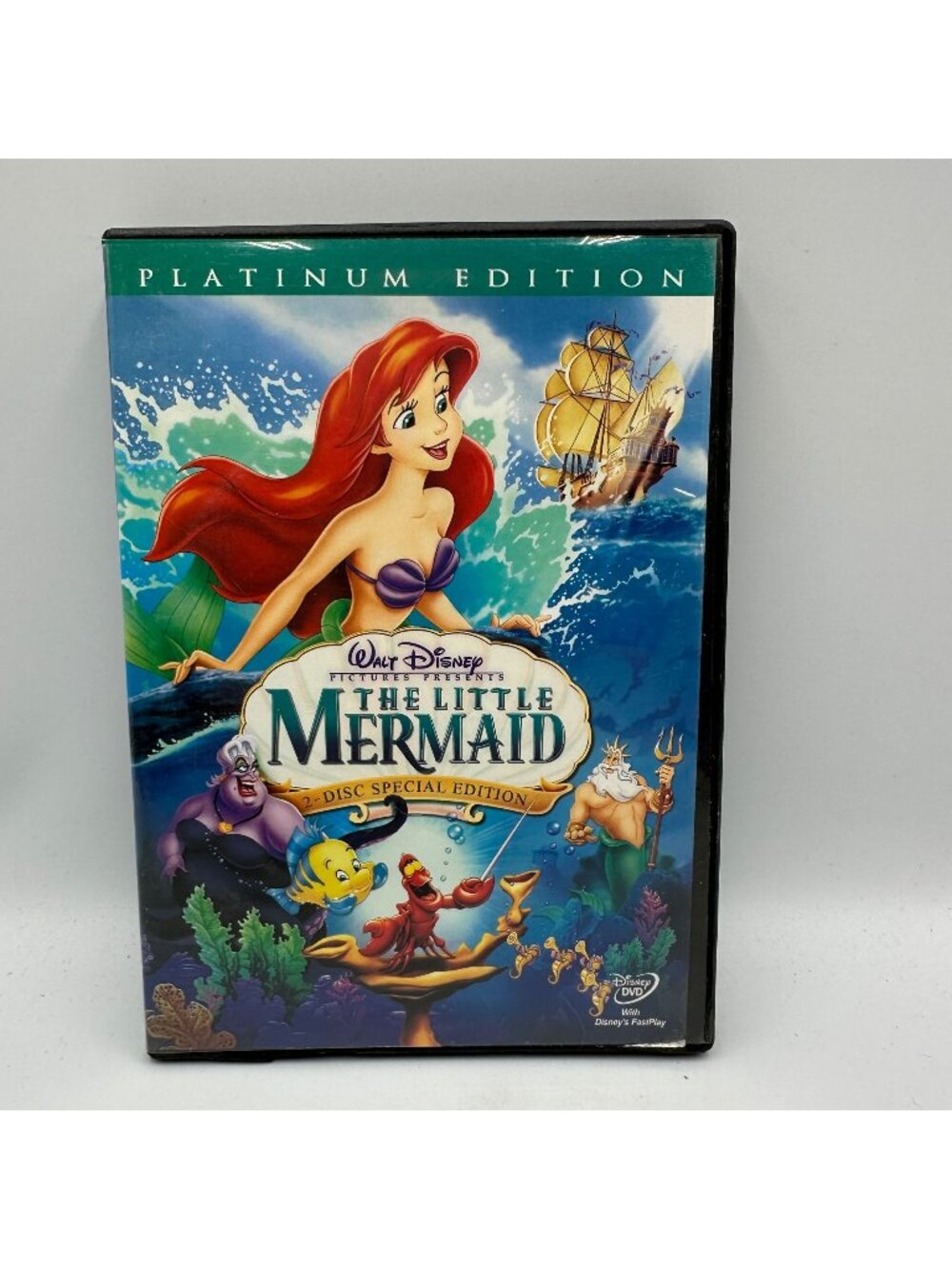 Walt Disney The Little Mermaid Platinum Edition 2 Disc Special DVD 2006 Family